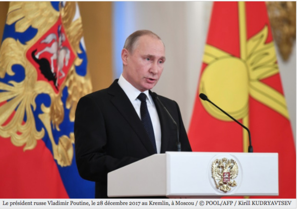 Russie: Poutine ordonne de "liquider" les auteurs d'attentat menaçant la police