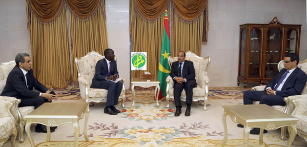Le Président de la République reçoit l’administrateur chargé de la Mauritanie au sein du Groupe Afrique II au FMI Le Président de la République reçoit l’administrateur chargé de la Mauritanie au sein du Groupe Afrique II au FMI