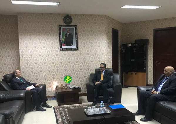 Le ministre des affaires étrangères reçoit l’ambassadeur de Turquie Le ministre des affaires étrangères reçoit l’ambassadeur de Turquie