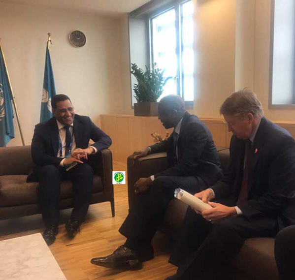 Le ministre de l’économie et des finances s’entretient avec le président du FIDA