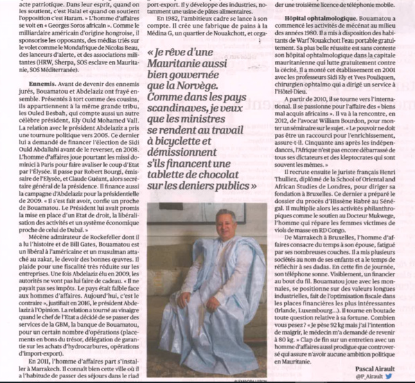 Mohamed Ould Bouamatou, businessman, philantrope et trublion de l’Afrique Mohamed Ould Bouamatou, businessman, philantrope et trublion de l’Afrique