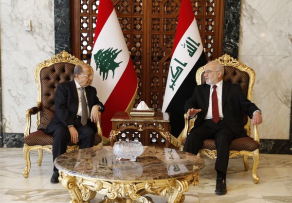 Première visite officielle d'un président libanais en Irak