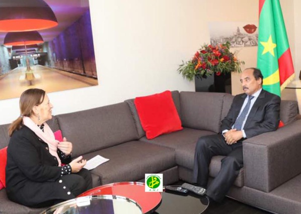 Le Président de la République reçoit la présidente de la mission interparlementaire UE-Maghreb Le Président de la République reçoit la présidente de la mission interparlementaire UE-Maghreb