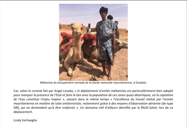 Sécurité et développement en Mauritanie : Le RSUE - Sahel Angel Losada sur le terrain, au plus près de la population ( photos )