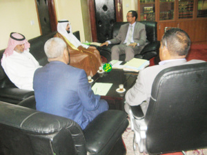 Le ministre des affaires islamiques reçoit une délégation saoudienne Le ministre des affaires islamiques reçoit une délégation saoudienne