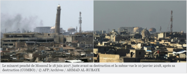 Les Emirats veulent reconstruire le minaret penché emblématique de Mossoul