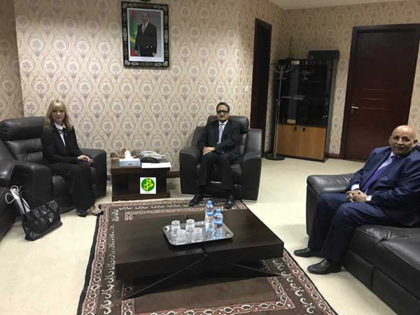 Le ministre des affaires étrangères reçoit les copies figurées des lettres de créance de la nouvelle ambassadrice de la République de Croatie Le ministre des affaires étrangères reçoit les copies figurées des lettres de créance de la nouvelle ambassadrice de la République de Croatie