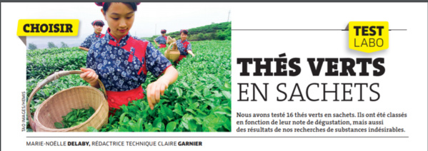 Voici le fameux article sur le thé et les pesticides de " Que Choisir ? " Voici le fameux article sur le thé et les pesticides de " Que Choisir ? "