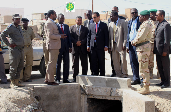 Le secrétaire général du ministère de l’hydraulique s’enquiert des travaux d’évacuation des eaux du quartier Socogim PS