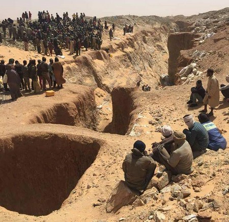 Mauritanie: Alerte l’effondrement d’un puits aurifère (photos)