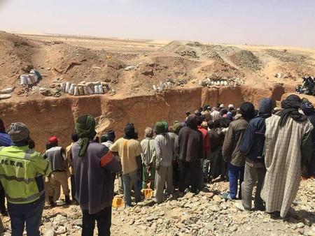 Mauritanie: Alerte l’effondrement d’un puits aurifère (photos)