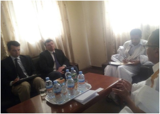 Mauritanie: rencontre entre l’ambassadeur de l'U.E et le FNDU Mauritanie: rencontre entre l’ambassadeur de l'U.E et le FNDU