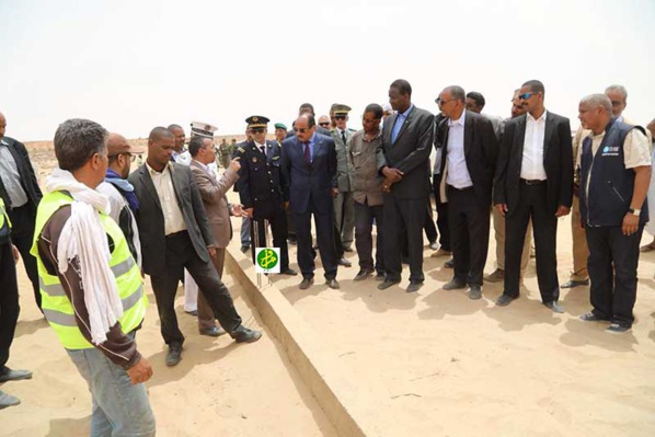 Le Président de la République s’informe sur le déroulement du chantier de construction du parc national d’Aouleigatt Le Président de la République s’informe sur le déroulement du chantier de construction du parc national d’Aouleigatt