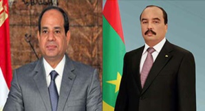 Le Président de la République félicite le président Égyptien pour sa réélection Le Président de la République félicite le président Égyptien pour sa réélection