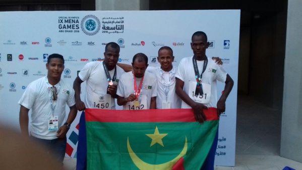 La Mauritanie remporte 4 médailles aux jeux olympiques d'Abu Dabi La Mauritanie remporte 4 médailles aux jeux olympiques d'Abu Dabi