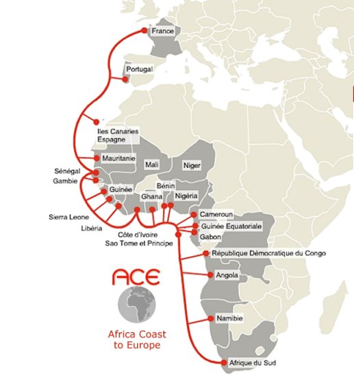 Retour à la normale de la connectivité Internet dans 6 pays d’Afrique, touchés par la panne sur le câble ACE Retour à la normale de la connectivité Internet dans 6 pays d’Afrique, touchés par la panne sur le câble ACE