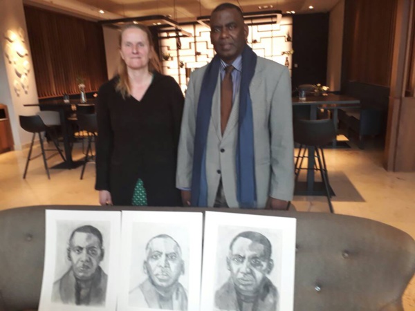 Le combat de Biram Dah Abeid inspire l’artiste peintre néerlandaise Ruth Bebschop