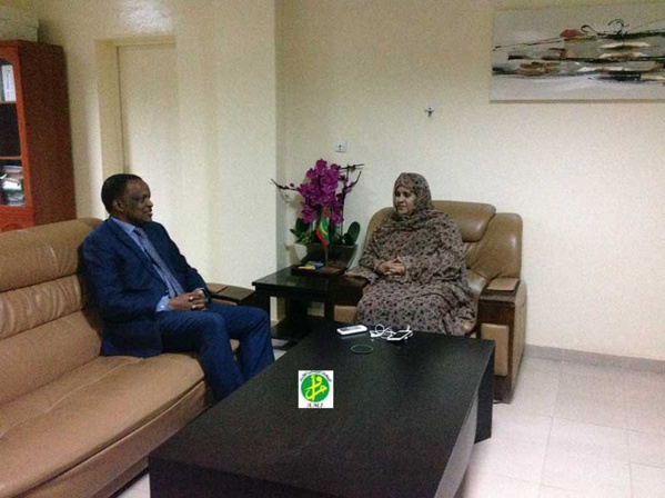 La ministre de l’élevage s’entretient avec le présentant de la FAO La ministre de l’élevage s’entretient avec le présentant de la FAO