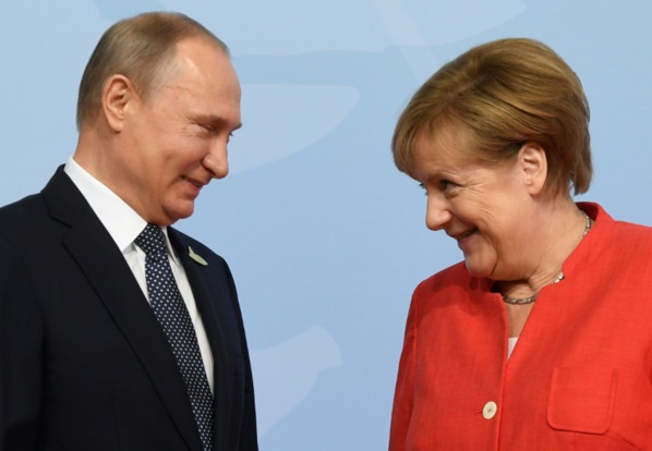 Retrouvailles Merkel-Poutine après le coup d'éclat de Trump sur l'Iran