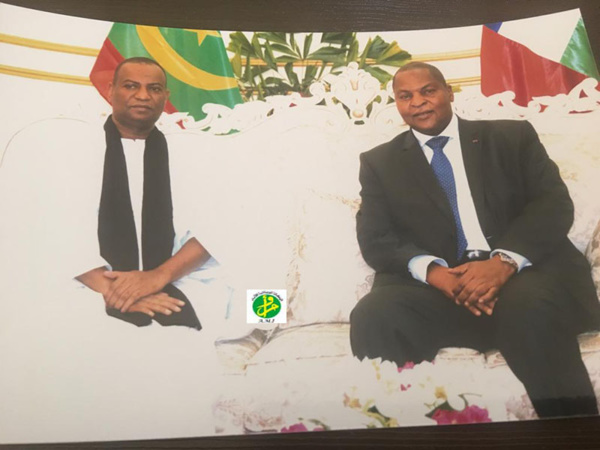 Notre ambassadeur en République centrafricaine présente ses lettres de créance