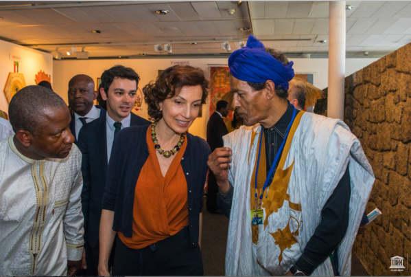 avec Audrey Azouley directrice générale de l'UNesco