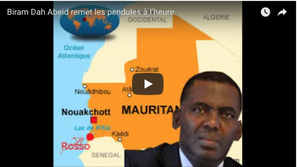 Biram Dah Abeid remet les pendules à l’heure Biram Dah Abeid remet les pendules à l’heure