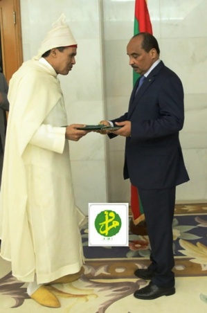 Le Président de la République reçoit les lettres de créance du nouvel ambassadeur du Royaume du Maroc