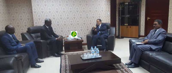Le ministre des Affaires Étrangères reçoit le conseiller spécial du Secrétaire général des Nations Unies, chargé du Sahel