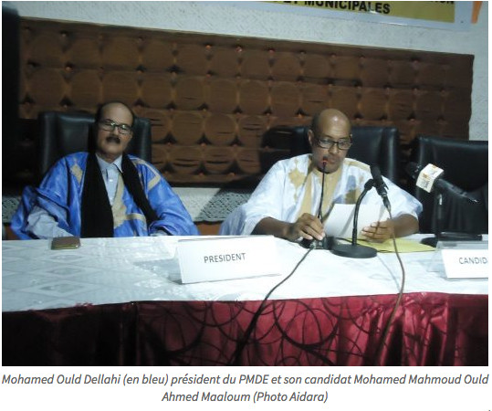 Le PMDE présente ses candidats aux prochaines élections Le PMDE présente ses candidats aux prochaines élections