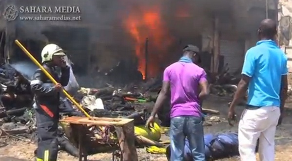 Nouakchott : gigantesque incendie dans une orfèvrerie