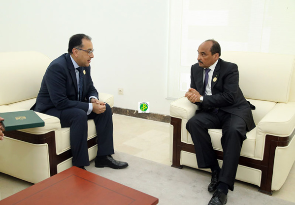 Le Président de la République s’entretient avec le premier ministre égyptien Le Président de la République s’entretient avec le premier ministre égyptien