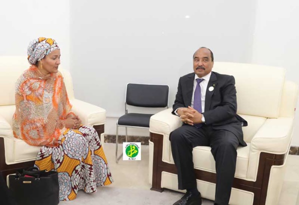 Le Président de la République s’entretient avec la Vice-secrétaire générale des Nations Unies Le Président de la République s’entretient avec la Vice-secrétaire générale des Nations Unies