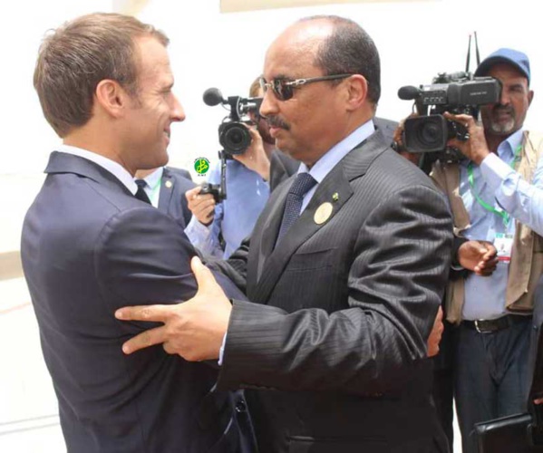 Le Président de la République française entame une visite officielle en Mauritanie Le Président de la République française entame une visite officielle en Mauritanie