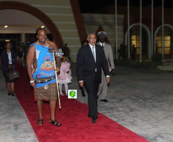 Départ du roi de la Swaziland ( Swatini) Départ du roi de la Swaziland ( Swatini)