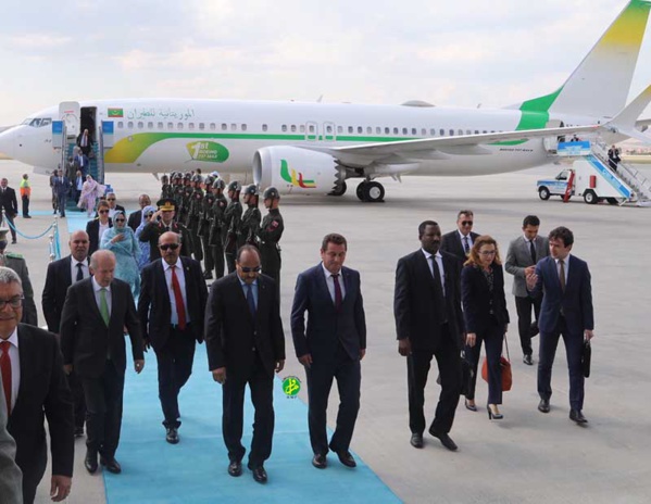 Arrivée du Président de la République à Ankara Arrivée du Président de la République à Ankara