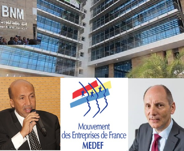Rencontre d’affaires prometteuse entre la BNM et le MEDEF Rencontre d’affaires prometteuse entre la BNM et le MEDEF