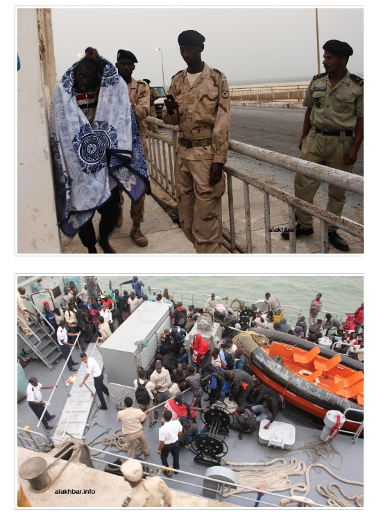 Mauritanie: 125 migrants, sauvés par la Garde-côtes Mauritanie: 125 migrants, sauvés par la Garde-côtes