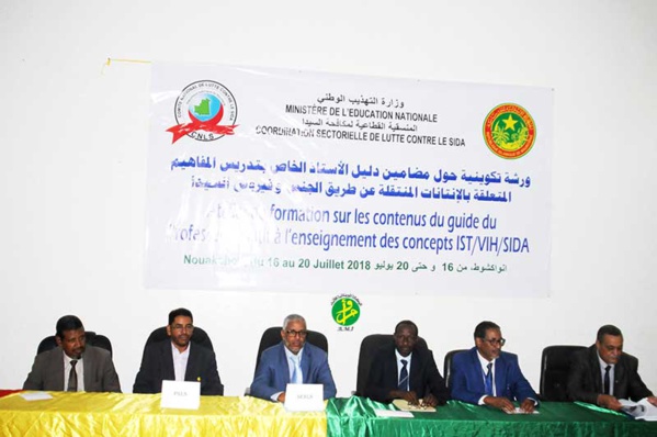 Démarrage d'un atelier de formation sur le contenu du manuel de l’enseignant des MST Démarrage d'un atelier de formation sur le contenu du manuel de l’enseignant des MST