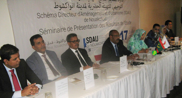 Atelier de restitution des résultats du schéma directeur d’aménagement urbain de la ville de Nouakchott