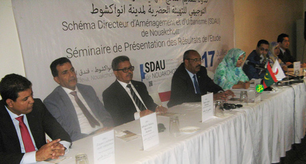Atelier de restitution des résultats du schéma directeur d’aménagement urbain de la ville de Nouakchott Atelier de restitution des résultats du schéma directeur d’aménagement urbain de la ville de Nouakchott