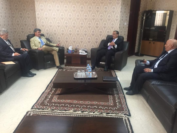 Le ministre des affaires étrangères reçoit le chef de la Délégation de l’UE à Nouakchott