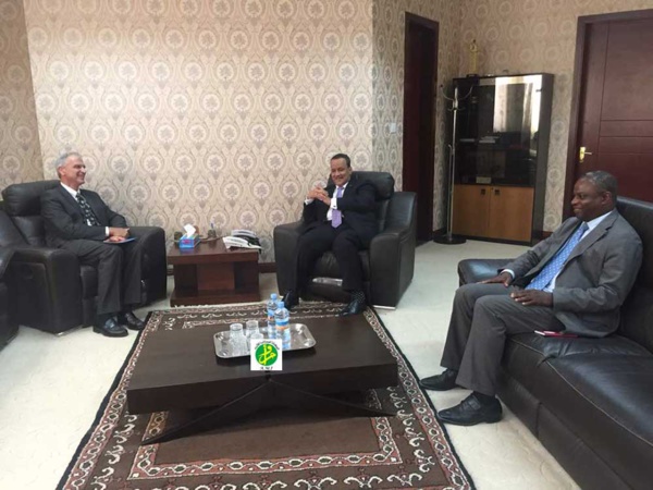 Le ministre des Affaires étrangères reçoit le représentant de l’UNICEF en Mauritanie