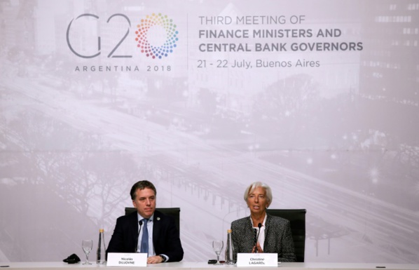 G20 Finances: Etats-Unis inflexibles, le bras de fer commercial perdure G20 Finances: Etats-Unis inflexibles, le bras de fer commercial perdure