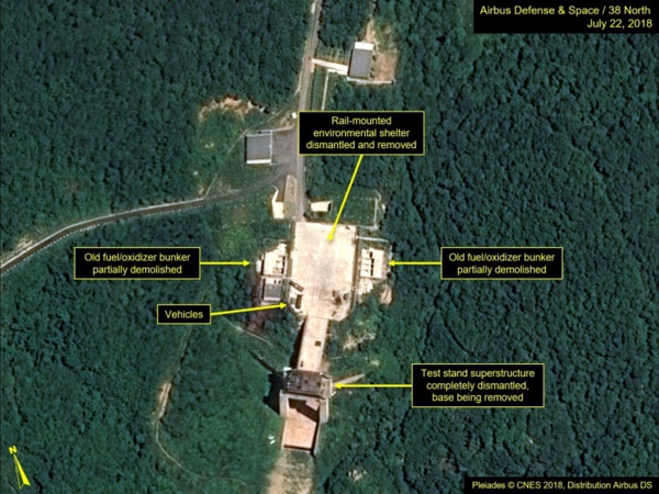 La Corée du Nord commence à démanteler son site de tirs de satellites