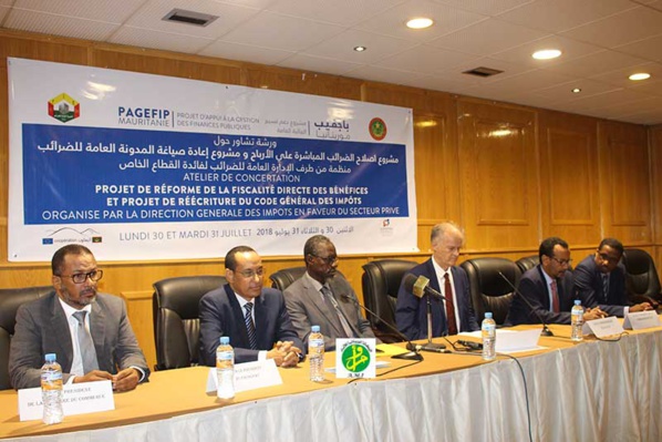 Démarrage d'un atelier de concertation sur les projets de lois de réforme de la fiscalité et du code général des impôts Démarrage d'un atelier de concertation sur les projets de lois de réforme de la fiscalité et du code général des impôts