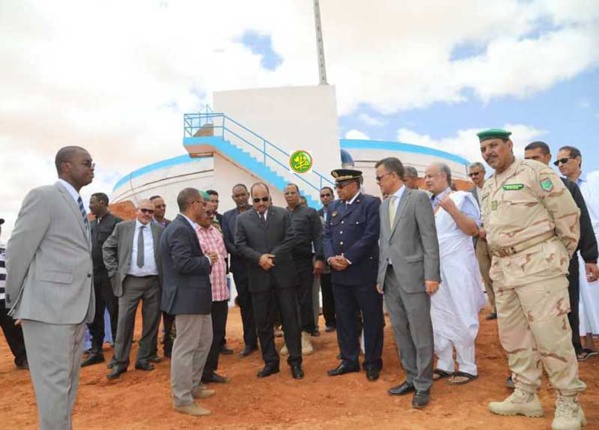 Le Président de la République visite le réservoir principal d’eau du Projet Dhar Le Président de la République visite le réservoir principal d’eau du Projet Dhar