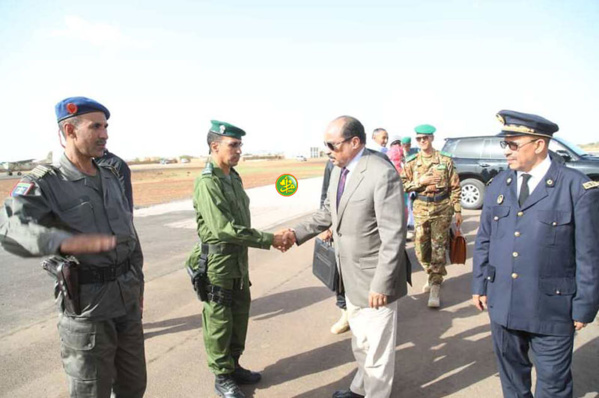Fin de la visite du Président de la République en Assaba Fin de la visite du Président de la République en Assaba