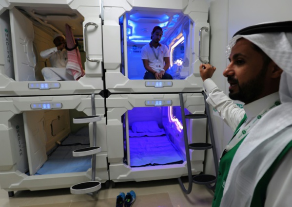 A La Mecque, des "hôtels capsule" pour requinquer les pèlerins