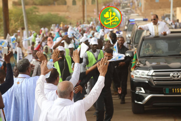 Le Président de la République arrive à Tidjikja Le Président de la République arrive à Tidjikja