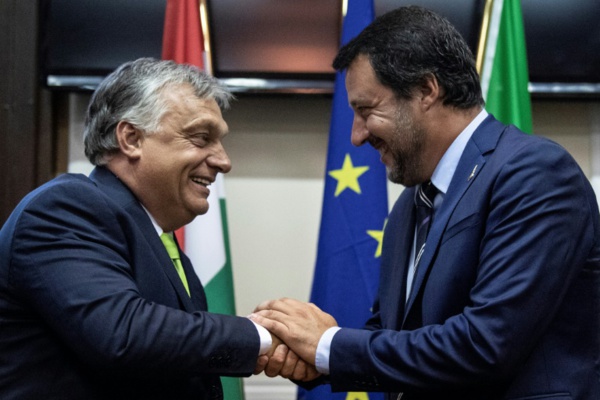 Salvini rencontre Orban, inquiétudes sur un changement de cap de l'Italie Salvini rencontre Orban, inquiétudes sur un changement de cap de l'Italie